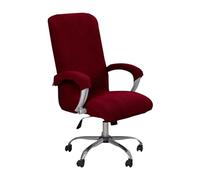 BBDIYCD Housse de Chaise de Bureau d'ordinateur, Housses de Chaise avec Housses de Fauteuil, Grande Housse de Chaise Extensible, Housses de siège de Chaise Protection de Chaise Amovible,Red,L