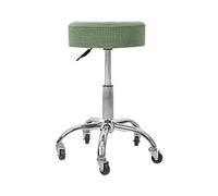 BBDIYCD Housse de Tabouret Ronde Housses de Tabouret de Bar Housses de Tabouret Rondes Housse de Chaise Ronde Housse de Protection de Chaise pour Tabouret Rond de 32-38 cm Tabouret carré,Green