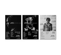 BBDVKQ Lil Tjay Lot de 3 affiches en édition limitée sans cadre 20 x 30 cm pour décoration de chambre à coucher, bureau, chambre, cadeau
