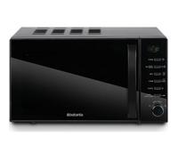 Brabantia Micro-ondes BBEK1145DG – 700W, 20 litres, gril, 13 programmes, noir