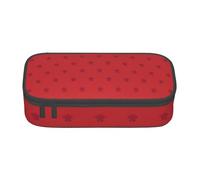 BBEXJIGY Grand sac de rangement de maquillage avec imprimé drapeau du Maroc : conçu pour les crayons à sourcils, noir, One Size