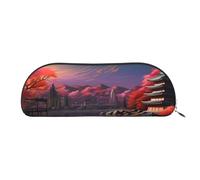 BBEXJIGY Japan Mount Fuji Sac de rangement élégant pour crayons à sourcils et petits essentiels Motif paysage, Argenté, One Size