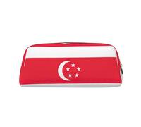 BBEXJIGY Pochette de rangement polyvalente avec imprimé drapeau de Singapour - Pour voyage, bureau, petits articles, doré, One Size