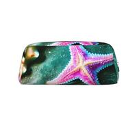 BBEXJIGY Pochette de rangement polyvalente avec imprimé étoile de mer et de mer, trousse de maquillage pour voyage, bureau, petits articles, Argenté, One Size