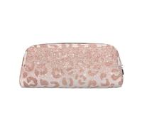 BBEXJIGY Pochette de rangement polyvalente avec imprimé paillettes or rose - Sac de maquillage pour voyage ou bureau, Argenté, One Size