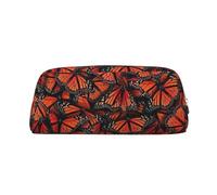 BBEXJIGY Pochette de rangement polyvalente avec imprimé papillons monarques - Sac de maquillage pour voyage ou bureau, Argenté, One Size