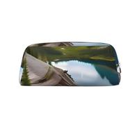 BBEXJIGY Pochette de rangement polyvalente avec imprimé parc national des glaciers, trousse de maquillage, sac de voyage ou de bureau pour petits objets, Argenté, One Size