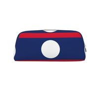 BBEXJIGY Pochette de rangement polyvalente avec motif drapeau du Laos - Sac de maquillage pour voyage ou bureau, doré, One Size