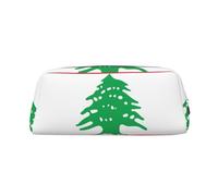 BBEXJIGY Pochette de rangement polyvalente avec motif drapeau du Liban pour le voyage, le bureau, les petits articles, Argenté, One Size