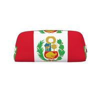 BBEXJIGY Pochette de rangement polyvalente avec motif drapeau du Pérou, trousse de maquillage, sac de voyage pour le bureau, petits articles, doré, One Size