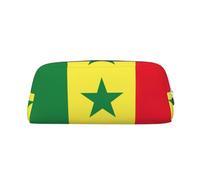 BBEXJIGY Pochette de rangement polyvalente avec motif drapeau du Sénégal - Sac de maquillage pour voyage ou bureau, Argenté, One Size