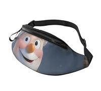 BBEXJIGY Sac banane multifonction avec imprimé Père Noël bonhomme de neige - Votre bon compagnon pour la randonnée, les voyages et la course à pied, noir, One Size