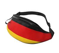 BBEXJIGY Sac banane multifonction imprimé drapeau allemand - Votre bon compagnon pour la randonnée, les voyages et la course à pied, noir, One Size