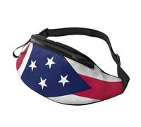 BBEXJIGY Sac banane multifonction imprimé drapeau de l'État de l'Ohio - Votre bon compagnon pour la randonnée, les voyages et la course à pied, noir, One Size