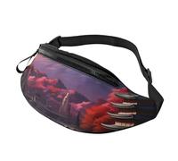 BBEXJIGY Sac banane multifonction imprimé paysage du Japon Mount Fuji - Votre bon compagnon pour la randonnée, les voyages et la course à pied, noir, One Size