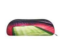 BBEXJIGY Stade Football Satdium Field Light Night Print Mini sac de rangement élégant pour crayons à sourcils et petits essentiels, doré, One Size