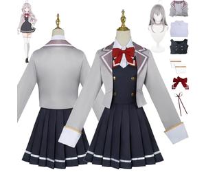 bbganlian Anime Alya Sometimes Hides Her Feelings in Russian Cosplay Costume Tenue Alisa Uniforme Ensemble Complet Halloween Fête Habiller avec Perruque Coiffe pour Femmes Filles (M)