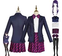 bbganlian Anime Komi Can't Communicate Shouko Komi Cosplay Costume Tenue Osana Najimi Uniforme Ensemble Complet Halloween Fête Carnaval Habiller avec Perruque pour Femmes (S)