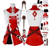 bbganlian Anime Virtual Idol Yuezheng Ling Cosplay Costume Tenue Luo Tianyi Jeu de Rôle Uniforme Ensemble Complet Halloween Fête Carnaval Habiller avec Perruque Coiffe pour Femmes (L)