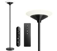 BBHome Lampadaire 27W LED dimmable avec télécommande et Tactile, Lampadaire 3000K-6500K Salon Moderne pour Salon, Chambre, Bureau