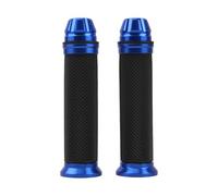 BBKAVULYX pièces de moto Poignées de moto 7/8 ''poignée de frein guidon barre poignée Scooter accélérateur for KM h-nda k-wasaki Ymh BW Dirt Bike Motocross(Blue)
