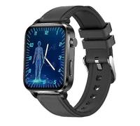 (Bblack)Montre connectée Surveillance de la santé Température Fréquence cardiaque Oxygène Pression artérielle