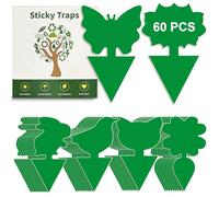BBLIKE Anti Moucherons Interieur - 60 Pcs Vert Attrape Mouche Etanche, Anti Moucherons Plantes Terreau, Nematodes Mouches Terreau, Insecticide Moucheron Piege Fleur Fruits Ecologique Produit