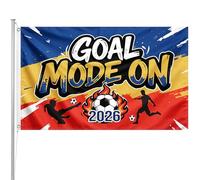 BBLIKE Coupe Du Monde 2026 150x90cm, Bannière Deco Coupe du Monde 2026 pour pour Les Fans de Football, Partie de Match, Salon, Bar, Décoration de Cour, Jardin (Football)