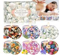 BBLTIFF 6 Pièces Bougies Parfumée, Coffret Bougies Parfumées Cadeau, Bougie Decorative, Cire de Soja Naturelles Pour Le Bain, Le Yoga, Le Mariage, Noël, Les Cadeaux D'anniversaire (6 Parfums)