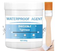 BBLTIFF Colle Etanche Transparente, 500g Agent Anti-Fuite Étanche Avec Brosse, Pâte Puissante d'étanchéité Innovante, Liquide Étanchéité Transparent Pour Réparer Toilettes, Tuilesfuites de Toit