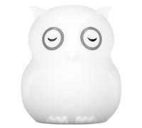 bblüv – Veilleuse rechargeable Hibü – Silicone portable avec télécommande, LED multicolore – Blanc