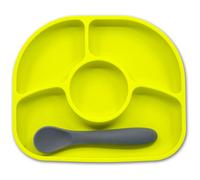 BBLÜV Yümi assiette à compartiments Lime 1 pcs
