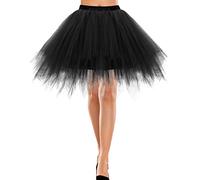 Bbonlinedress Jupe Tulle Ballet Tutu Danse Classique Courte Style Années 50s en Tulle Evasé