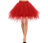 Bbonlinedress Jupe Tulle Ballet Tutu Danse Classique Courte Style Années 50s en Tulle Evasé