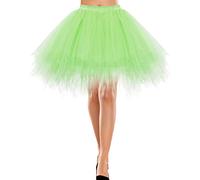 Bbonlinedress Jupe Tulle Ballet Tutu Danse Classique Courte Style Années 50s en Tulle Evasé