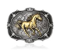 BBOTEN Boucle de ceinture Western Short, Horn Longhorn Bull, Bottes, Boucles de ceinture cheval pour femmes et hommes - Boucles de ceinture Hommes