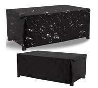 BBOVOBB Housse pour Meubles de Jardin, en Tissu Oxford 420D, imperméable, Anti-UV, Housse D'hivernage Salon de Jardin, pour terrasse, Housse de Jardin Chaise d'extérieur et Table 190x130x100cm