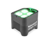 BeamZ BBP94 - Lot de 2 Projecteurs PAR Uplight sur Batterie RGB DMX - 40 Watts- 9 Heures d'Autonomie, Télecommande, Idéal pour Éclairage de Salle, Mariage, Jardin, Architecture, Hôtel, Restaurant