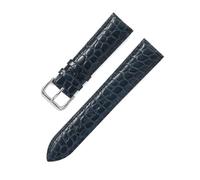 BBPLWEEA YingYou Bracelet De Montre 12 13 14 15 16 Mm 17 18 Mm 19 20 Mm 21 22 Mm 24 Mm Bracelet De Montre En Cuir Véritable Avec Broches(Deep Blue,12mm)