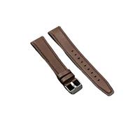 BBPLWEEA YingYou Bracelet en cuir 20 mm et 22 mm compatible avec Samsung Galaxy Watch 7/6/5/4 ; bracelet Gear 40/44 mm style vintage compatible avec Xiaomi Redmi Watch 3 Lite/Active(126DBrS,22mm)