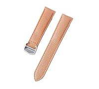 BBPLWEEA YingYou Bracelet En Peau De Mouton Compatible Avec Le Réservoir Cartier London Solo, Bracelet En Cuir Véritable For Hommes Et Femmes(Earthy silver,22mm)