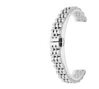 BBPLWEEA YingYou Bracelet Milanais Doré Universel De 8 À 18 Mm, Compatible Avec Toutes Les Marques De Bracelets De Montre En Acier Inoxydable(B-Silver,12mm)
