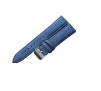 BBPLWEEA YingYou Bracelets de montre en denim et cuir disponibles en tailles 10 mm, 12 mm, 14 mm, 16 mm, 18 mm, 20 mm et 22 mm ; en toile, compatibles avec les bracelets de montre.(Dark blue,18mm)