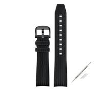 BBPLWEEA YingYou Compatible avec les bracelets de montre Swatch X Omega Joint MoonSwatch 20 mm à dégagement rapide for hommes et femmes(Black black 02)