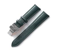 BBPLWEEA YingYou Montre En Cuir Avec Accessoires En Cuir De Vachette Souple Vert For Hommes Et Femmes, Compatible Avec Les Bracelets Longines Tissot(Dark green,22)
