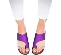 BBPM Sandales De Correction des Pieds Correcteur D'oignons pour Gros Orteils Sandales Orthopédiques avec Soutien Redresser Les Chaussures pour Hallux Valgus Métatarsalgie,Violet,EU38/US7