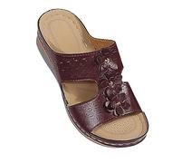 BBPM Sandales OrthopéDiques Hallux Valgus Sandales De Sport Et D'ExtéRie Claquette Femme éTé Chaussure Confortable Chaussures De Loisirs LéGèRes Orthopedique Souple Sandale,Violet,39 EU