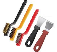 BBQ Barbecue Four Gril Cuisine Métal Nettoyage Brosse Grattoir Nettoyeur à récurer