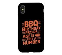 BBQ Birthday Proof Age is Just a Number BBQ Party Coque pour iPhone X/XS