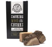 BBQ CHUNK CHÊNE - Bois pour fumer HARDCORE BARBECUE - Pièces de bois pour fumer à la saveur de Hickory- Environ 1,5 Kg
